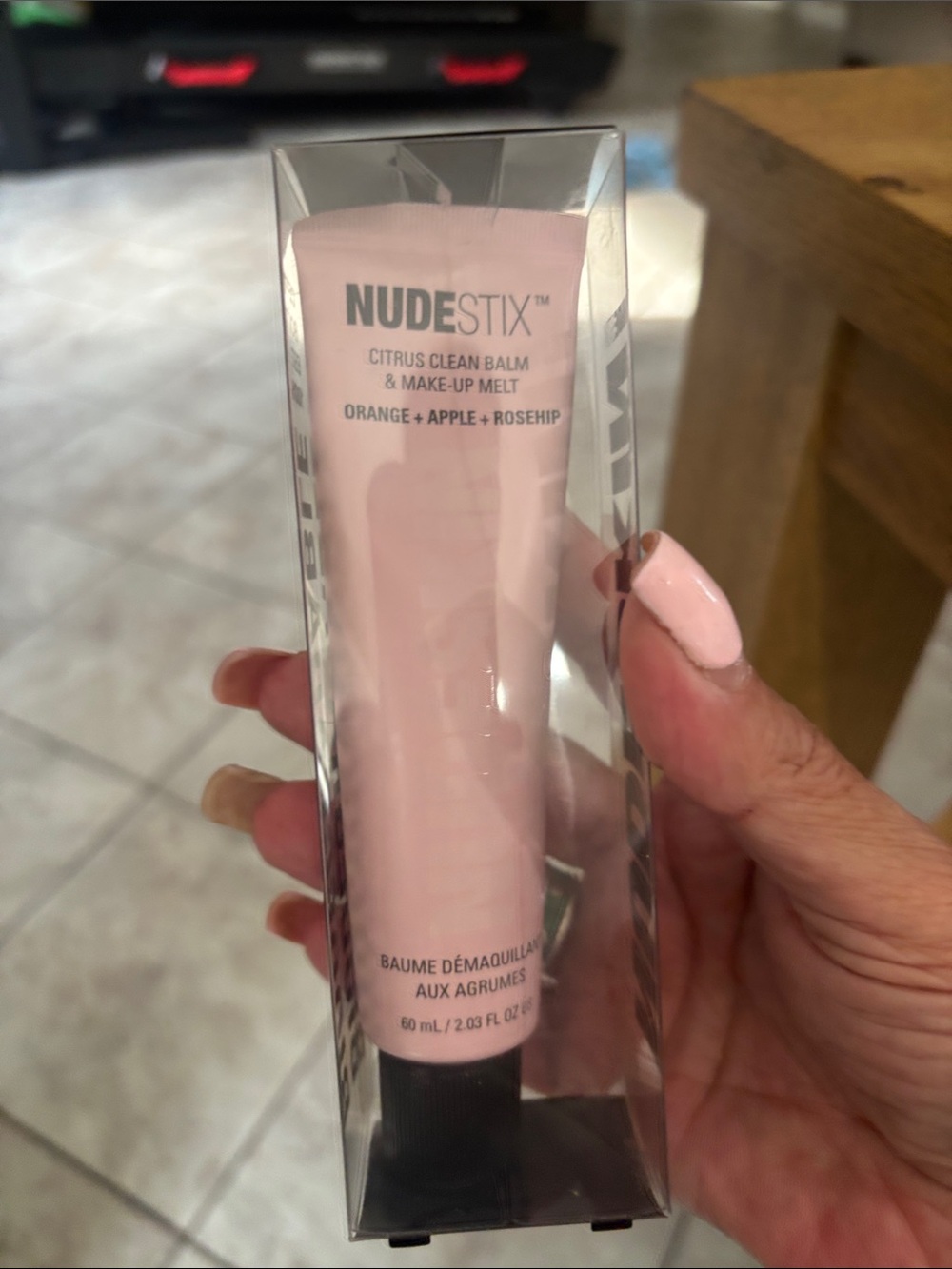 NUDESTIX Citrus Clean Balm & Make‑Up Melt — Light Pink